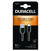 Duracell Type A Type C Cable 1Meter Black