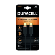 Duracell 2 meter USB-C to USB-C 3.2 Gen 1 Braided Cable