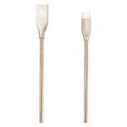 Volkano Iron Series Type-C Cable 1.8m Champagne Gold