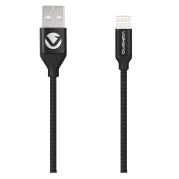 Volkano Weave MFI Lightning Cable 1.2m Black