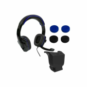 Sparkfox PS4 Headset, Battery, Cable, Thumb Grip Gamer Combo