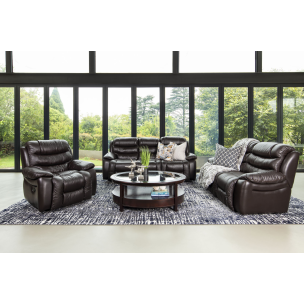 Bellwood 3 Piece 3 Action Leather Lounge Suite