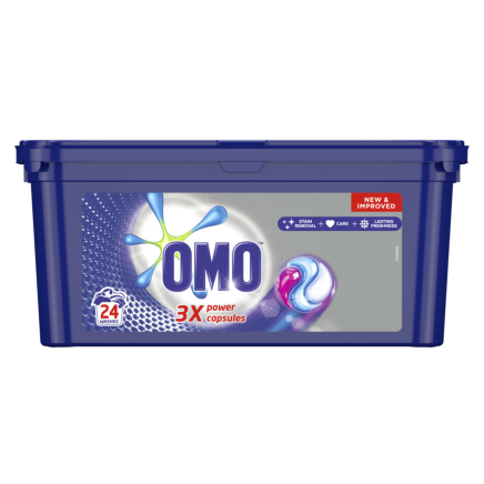 OMO Stain Removal Auto Laundry Capsules 24s - Everyshop