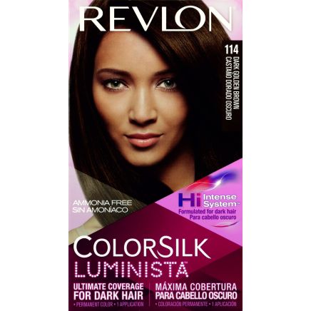 REVLON Colorsilk Luminista Hair Color - Dark Golden Brown -14 - Everyshop