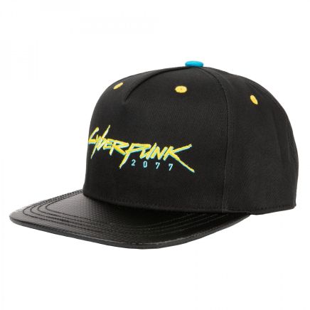 Cyberpunk 2077 Logo Snapback Cap Black - Everyshop