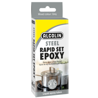 Alcolin Epoxy Liquid Rapid Set Steel 40ml