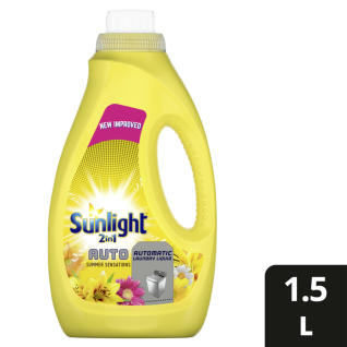 Sunlight Summer Sensations 2in1 Auto Washing Liquid Detergent 1.5L