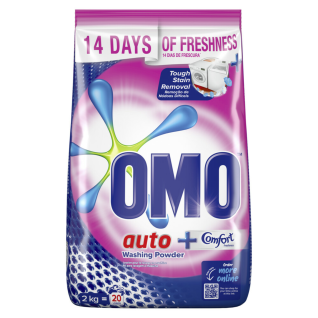 OMO Stain Removal Auto Washing Powder Detergent with Comfort Freshness 2kg