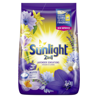 Sunlight Lavender Sensations 2in1 Hand Washing Powder Detergent 3kg