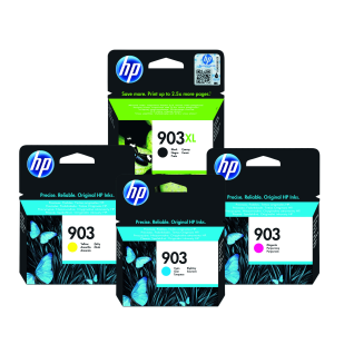HP 903XL Blk and Colour Bundle 4 Pack