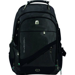 Volkano G-Unit Backpack Black - Grey-Turq