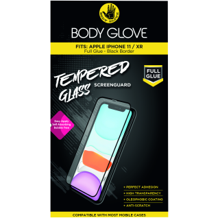 Body Glove Apple iPhone 11/XR Tempered Glass Screenguard Black