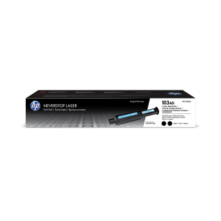 HP 103AD Dual Pack Blk Neverstop Laser Toner Reload Kit