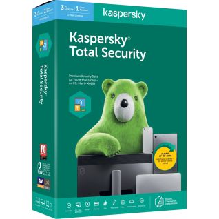 Kaspersky Total Security 3 + 1 user 1 Year