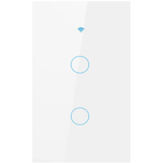 VIZIA Smart WiFi Light Switch 2 Gang White