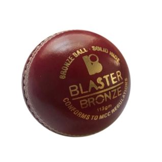 Blaster Bronze Cricket Ball Red 156g