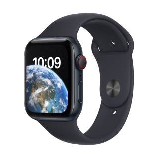 Apple Watch SE GPS + Cellular 44mm Midnight Aluminium Case with Midnight SB
