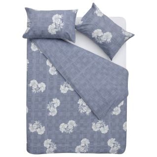Gingham Printed Polycotton Duvet Cover 