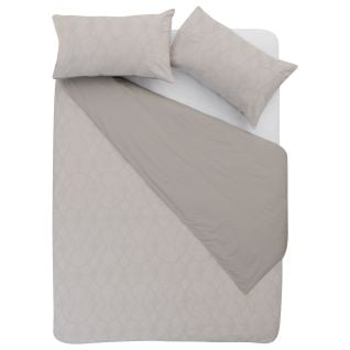 Geo Waffle Wave 100% Cotton Printed Duvet Cover 