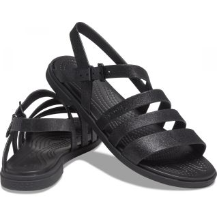 Crocs Tulum Glitter Sandal W-Black Glitter/Black