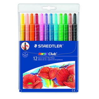 Staedtler Noris Club 12 Wax Twister Crayons
