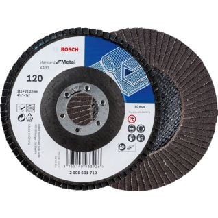 Bosch Flap Sanding Disc Metal 115mm 120 Grit