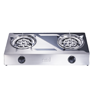 Totai 2 Burner Table Top Stainless Steel Gas Stove