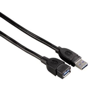 Hama USB 3.0 Extension Shielded Cable Black 1.8M