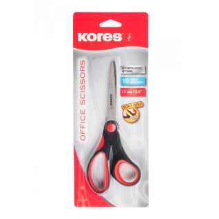 Kores Soft Grip Office Scissors 170m