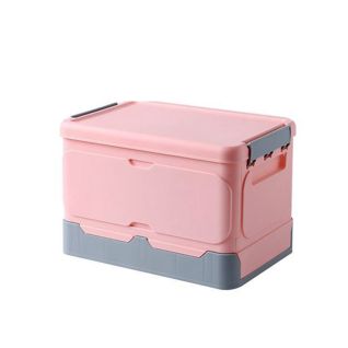 Fine Living - Foldable Storage Clip Boxes Pink/Small