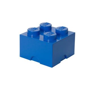 LEGO Storage Brick 4 Knob - Blue