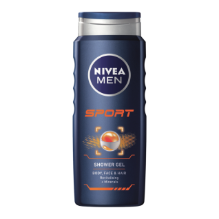 Nivea Men Sport Shower Gel and Body Wash 500ml