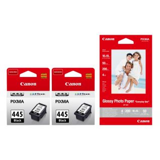 Canon PG-445 Twin + GP501 (4X6) 50 sheets