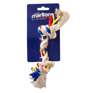 Marltons Dog Rope Bone 8cm 50 grams