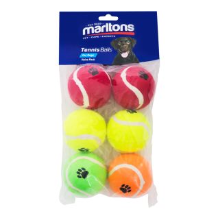 Six Pack Tennis Balls