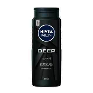 Nivea Men Deep Shower Gel and Body Wash 500ml