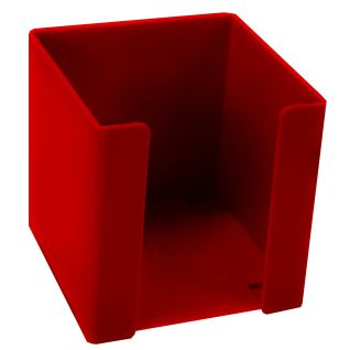 Treeline Cube Holder Plastic 100x100mm Red