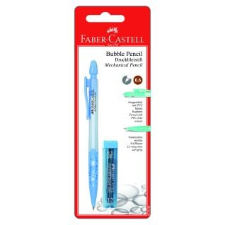 "Faber Castell Bubble Mechanical Pencil 0,5mm Plus Spare Leads"