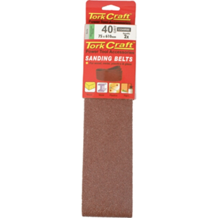 Tork Craft - Sanding Belt 75 X 610mm 40grit 2/Pack