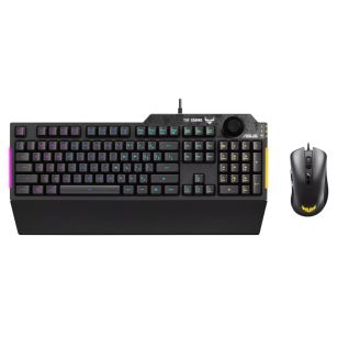 TUF Gaming K5 RGB Keyboard And M5 Ambidextrous Ergonomic RGB Gaming Mouse