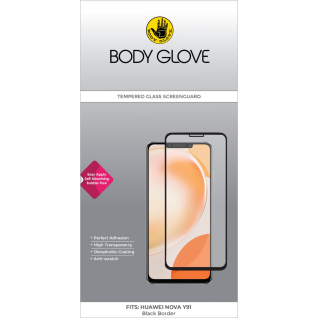 Body Glove Huawei Nova Y91 Tempered Glass Screenguard Black