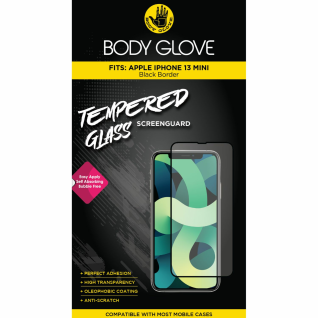 Body Glove Apple iPhone 13 Mini Tempered Glass Screen guard Black