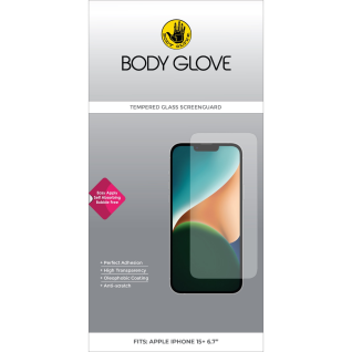 Body Glove Apple iPhone 15 Plus Tempered Glass Screenguard Clear