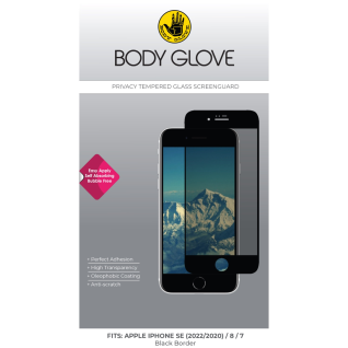 Body Glove Apple iPhone SE 22 20 8 7 6 Privacy Tempered Screenguard