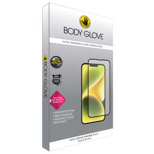 Body Glove Apple iPhone 15 Ultra Tempered Glass Screenguard Black