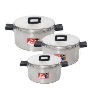 Bon Voyage 6 Piece  Aluminium Pots Set Cookware