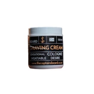 The Captains Beard: Shaving Cream Cologne 500ml
