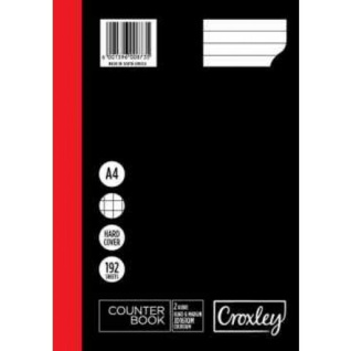 Croxley JD161 2-Quire 192 Page Ruled Quad & Margin A4 Pack Of 5