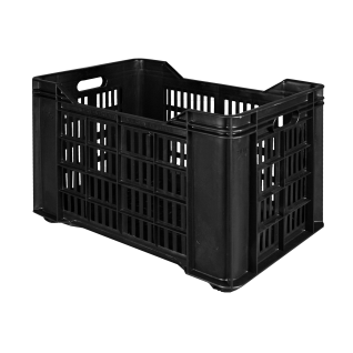 BIG JIM 45L Vented Crate Black