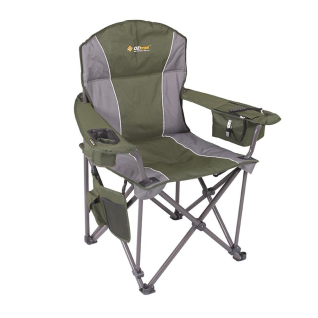 Oztrail Titan Arm Chair - Green - 250Kg